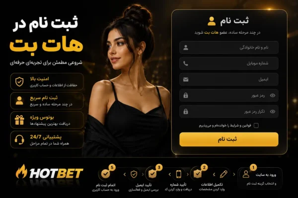 ثبت نام در هات بت